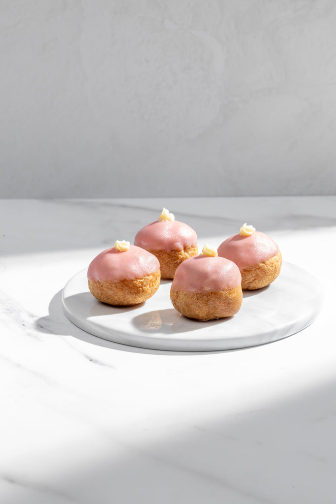 Religieuse Raspberry (One Dozen)