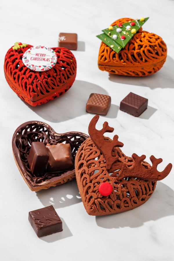 Christmas Chocolate Lace Box