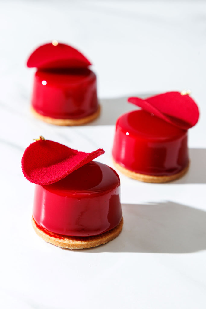 Delice Raspberry & Sablé Breton (One Dozen)